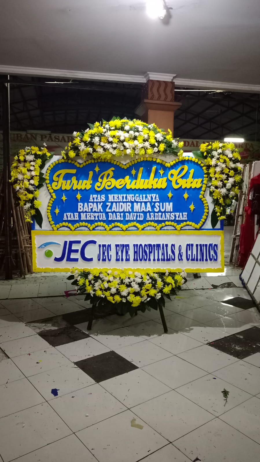 Bunga papan duka menteng