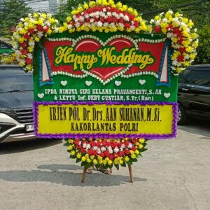 bunga papan wedding kampung melayu
